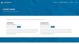 
                            7. Client Login | AutoData™