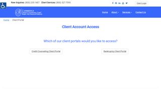 
                            8. Client Login | Cambridge Credit Counseling