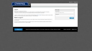 
                            2. Client Login - Comerica Money Market Manager