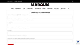 
                            4. Client Login – GoMARQUIS