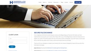 
                            4. Client Login - Harper & Company CPA Plus