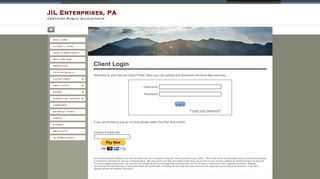 
                            2. Client Login - JIL CPA