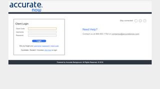 
                            2. Client Login - login.accuratenow.com