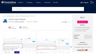 
                            1. Client Login Module - PrestaShop Addons