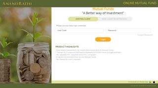 
                            9. Client Login - mutualfund.rathi.com