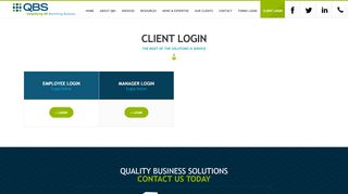 
                            9. Client Login - QBS | Quality Business Solutions SC