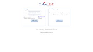 
                            3. Client Login - TridentUSA Health