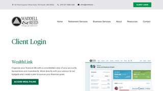 
                            8. Client Login | Waddell & Reed