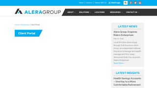 
                            3. Client Portal - Alera Group