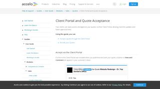 
                            1. Client Portal and Quote Acceptance - Accelo