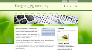 
                            4. Client Portal - Evergreen Accountancy Services, CPA