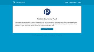 
                            4. Client Portal for Paddock Counseling PLLC | TherapyPortal