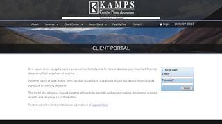 
                            7. Client Portal - Little Chute, WI CPA / Kamps, David J, SC, CPA