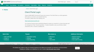 
                            9. Client Portal Login - abnamrocomfin.com