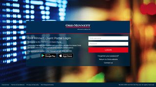 
                            11. Client Portal Login | Ord Minnett