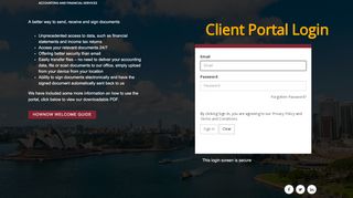 
                            4. Client Portal Login