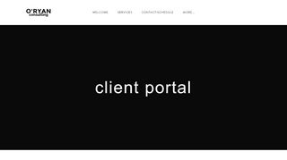 
                            5. Client Portal - O'RYAN CONSULTING