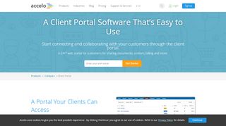 
                            8. Client Portal Software | Secure & Customizable | Accelo [Try Free]