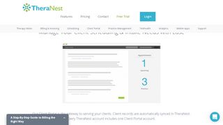 
                            3. Client Portal - TheraNest