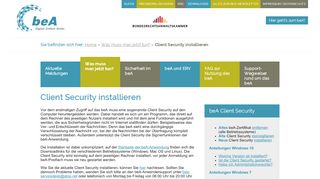 
                            6. Client Security installieren – beA - bea.brak.de