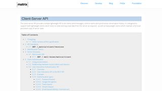
                            6. Client-Server API - Matrix.org