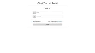 
                            4. Client Tracking Portal: Log in