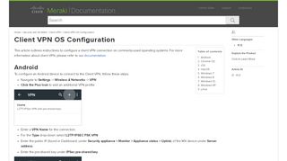 
                            1. Client VPN OS Configuration - Cisco Meraki