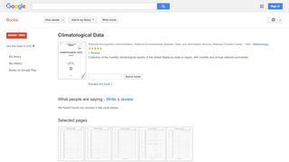 
                            8. Climatological Data