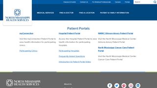 
                            10. Clinic and Hospital Portals | North Mississippi Health Services