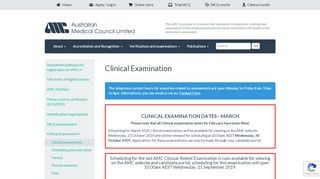 
                            3. Clinical Examination - amc.org.au