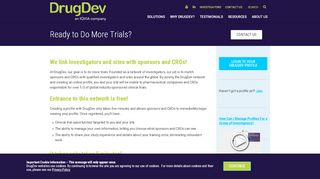 
                            10. Clinical Trial Investigator Database | DrugDev