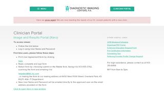 
                            9. Clinician Portal | Diagnostic Imaging Centers