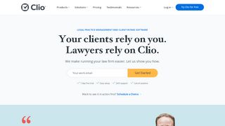 
                            1. Clio: Legal Practice Management and CRM Software for Law Firms