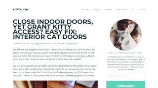 
                            6. Close Indoor Doors, yet Grant Kitty Access? Easy Fix: Interior ...