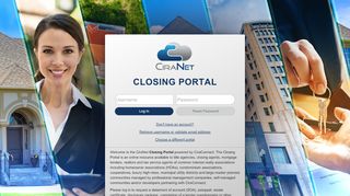 
                            2. Closing - CiraNet - Closing Portal