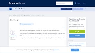 
                            4. Cloud Login | Acronis Forum