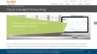 
                            7. Cloud-managed Networking | Aruba