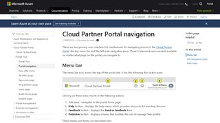 
                            4. Cloud Partner Portal navigation for Azure Marketplace ...