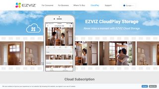 
                            5. Cloud Service – EZVIZ
