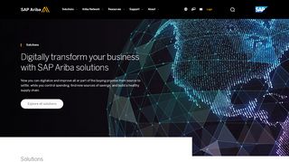 
                            2. Cloud Solutions for Procurement, Supply Chains & More | SAP Ariba