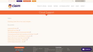 
                            4. Cloud Support - EZClaim