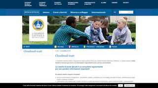 
                            4. Cloudmail-iCatt | Università Cattolica del Sacro Cuore