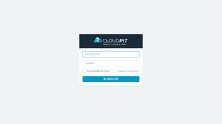 
                            2. CloudPit: Login