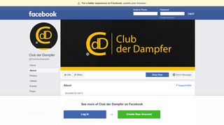 
                            8. Club der Dampfer - About | Facebook