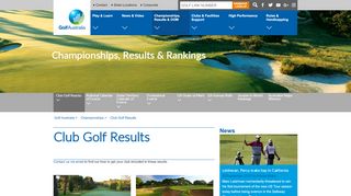 
                            9. Club Golf Results - Golf Australia