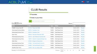 
                            6. CLUB Results - my.acbl.org