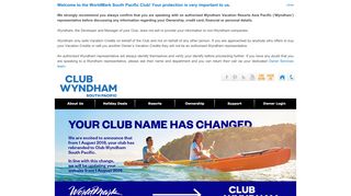 
                            5. Club Wyndham South Pacific