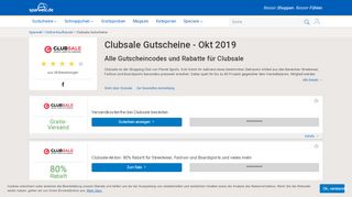 
                            9. Clubsale Gutscheine » Gratis-Versand - sparwelt.de