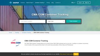 
                            8. CMA CGM Container Tracking | Shipup