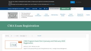 
                            7. CMA Exam Registration
